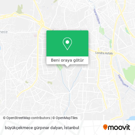 büyükçekmece gürpınar dalyan harita