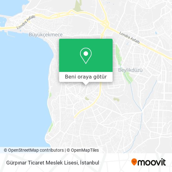 Gürpınar Ticaret Meslek Lisesi harita