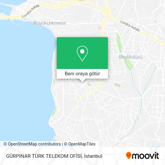 GÜRPINAR TÜRK TELEKOM OFİSİ harita