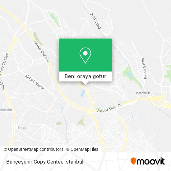 Bahçeşehir Copy Center harita