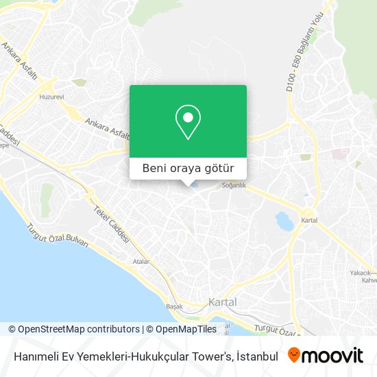 Hanımeli Ev Yemekleri-Hukukçular Tower's harita