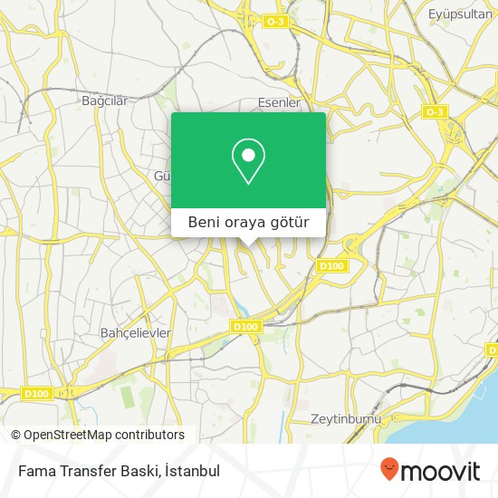 Fama Transfer Baski harita