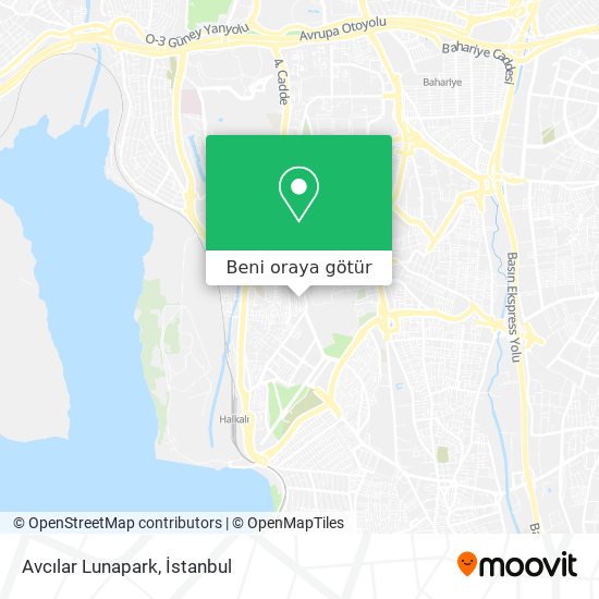 Avcılar Lunapark harita