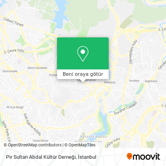 Pir Sultan Abdal Kültür Derneği harita