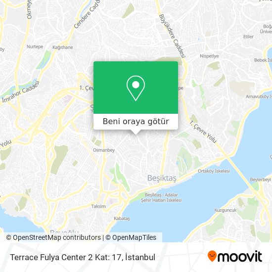 Terrace Fulya Center 2 Kat: 17 harita