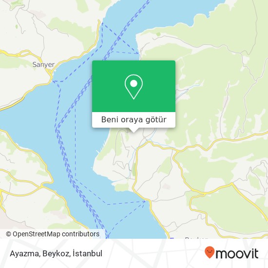 Ayazma, Beykoz harita