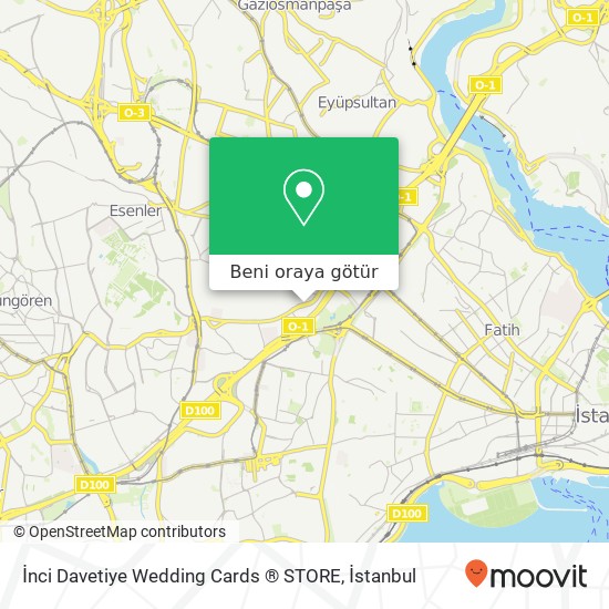 İnci Davetiye Wedding Cards ® STORE harita