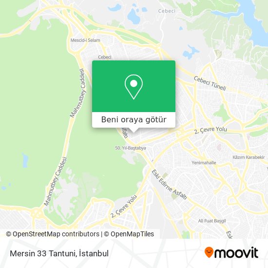 Mersin 33 Tantuni harita