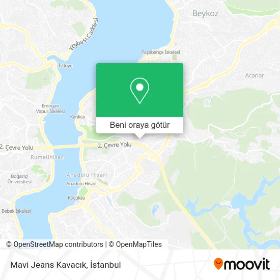 Mavi Jeans Kavacık harita