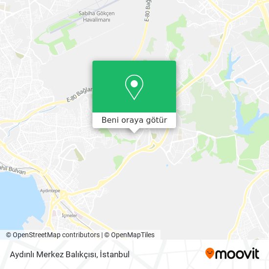 Aydınlı Merkez Balıkçısı harita