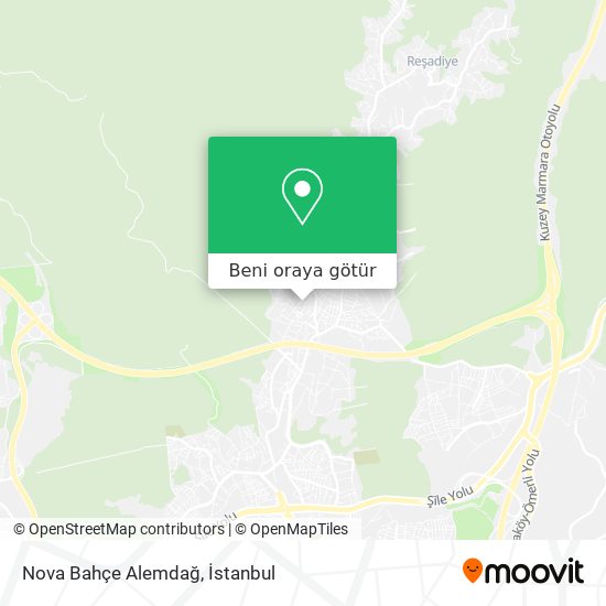 Nova Bahçe Alemdağ harita
