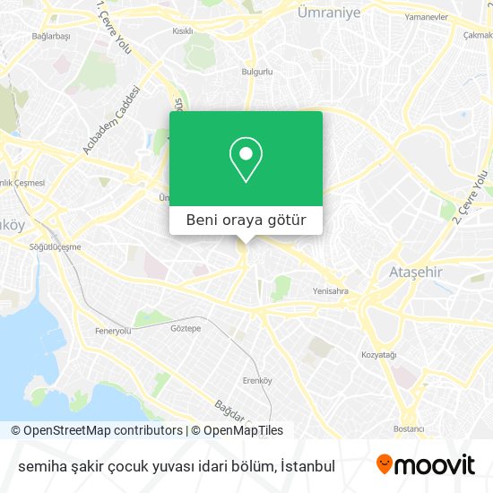 semiha şakir çocuk yuvası idari bölüm harita