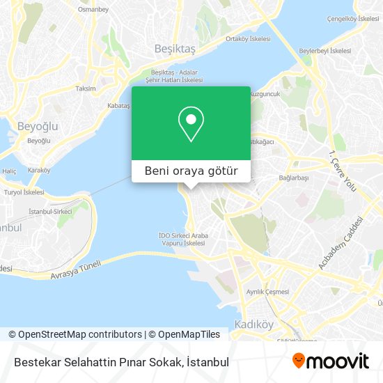 Bestekar Selahattin Pınar Sokak harita