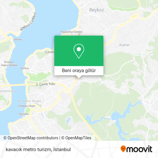 kavacık metro turizm harita