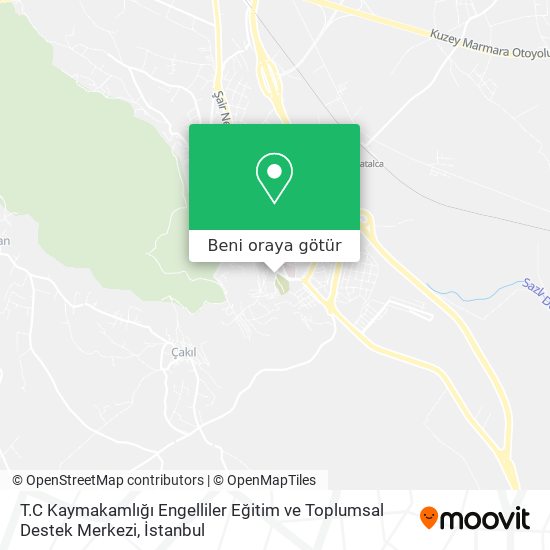 T.C Kaymakamlığı Engelliler Eğitim ve Toplumsal Destek Merkezi harita