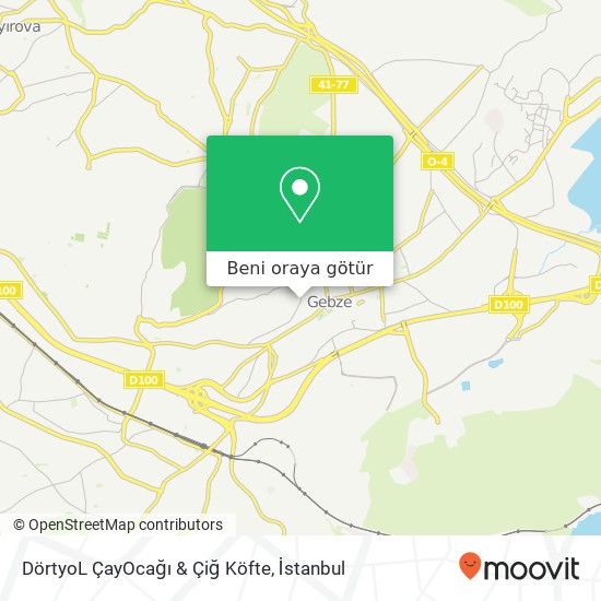 DörtyoL ÇayOcağı & Çiğ Köfte harita