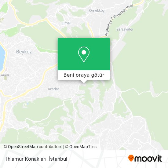 Ihlamur Konakları harita