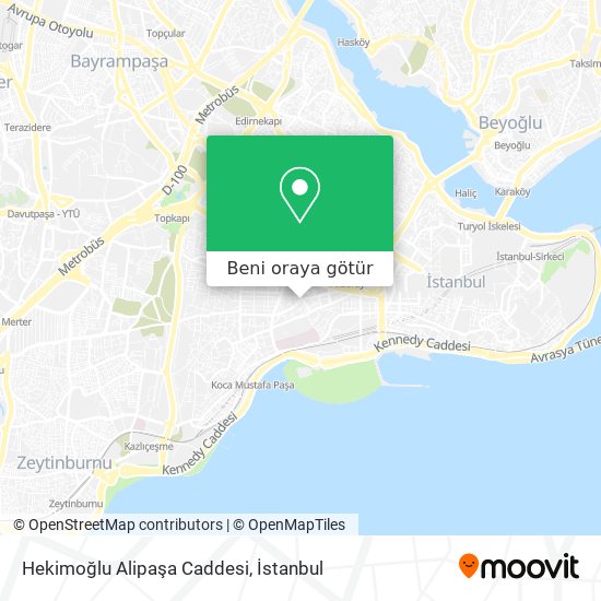 Hekimoğlu Alipaşa Caddesi harita