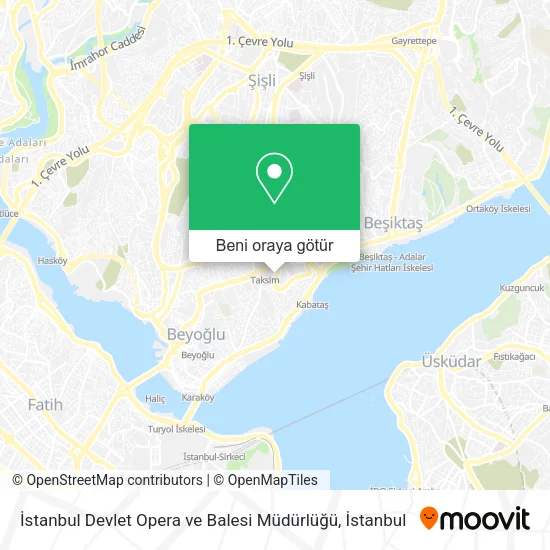 İstanbul Devlet Opera ve Balesi Müdürlüğü harita