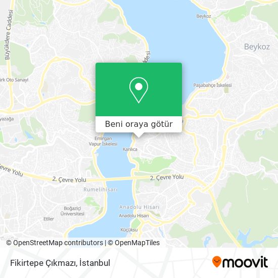 Fikirtepe Çıkmazı harita