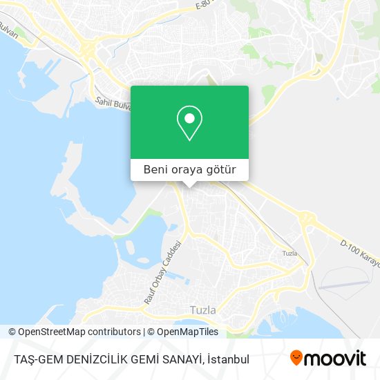 TAŞ-GEM DENİZCİLİK GEMİ SANAYİ harita