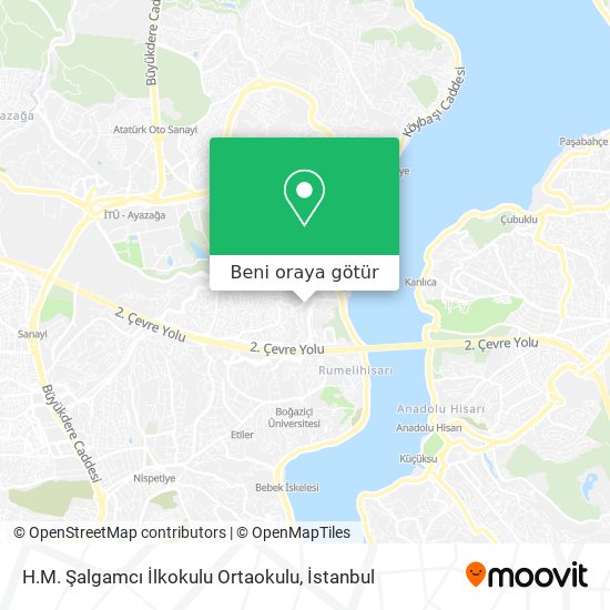 H.M. Şalgamcı İlkokulu Ortaokulu harita