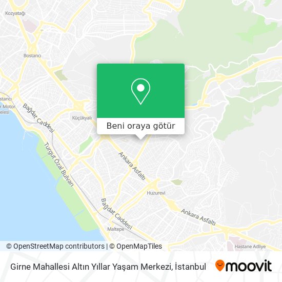 Girne Mahallesi Altın Yıllar Yaşam Merkezi harita