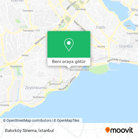 Bakırköy Sinema harita