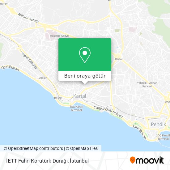 İETT Fahri Korutürk Durağı harita