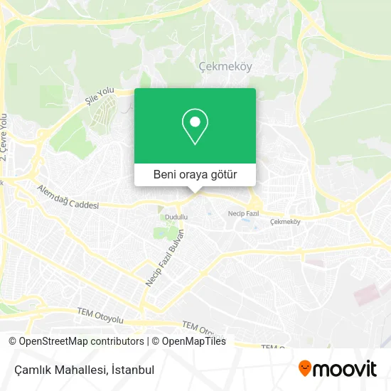Çamlık Mahallesi harita