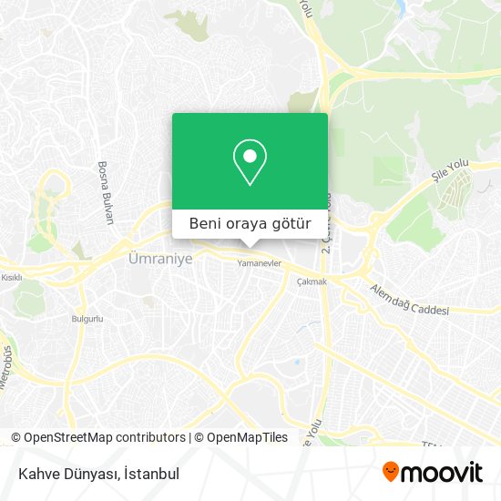 Kahve Dünyası harita