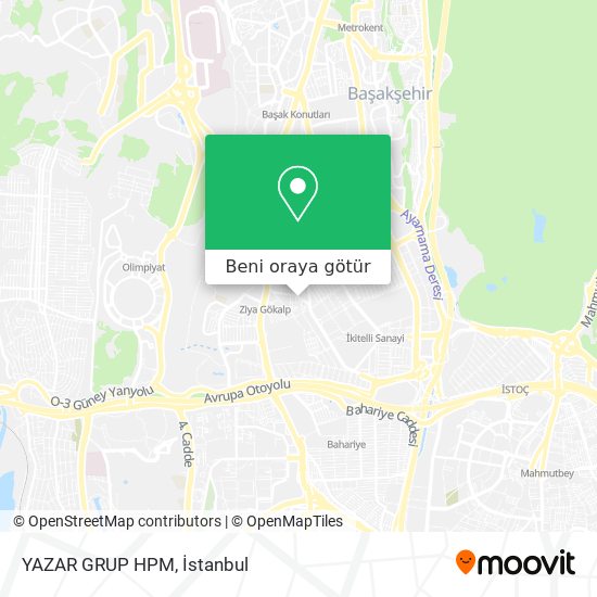 YAZAR GRUP HPM harita