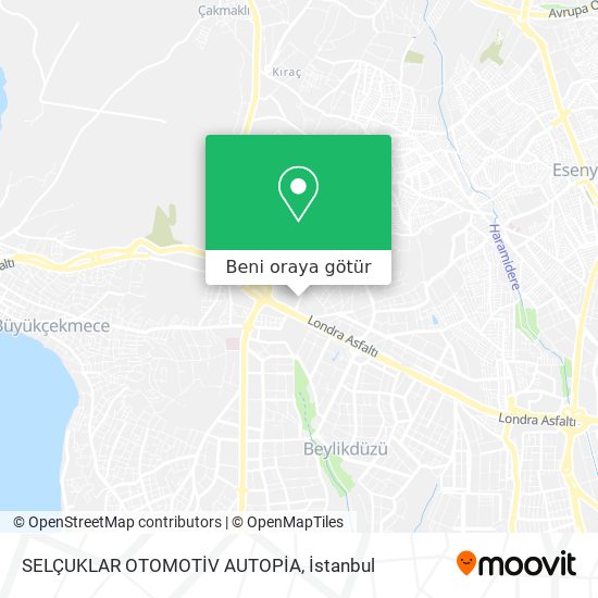 SELÇUKLAR OTOMOTİV AUTOPİA harita