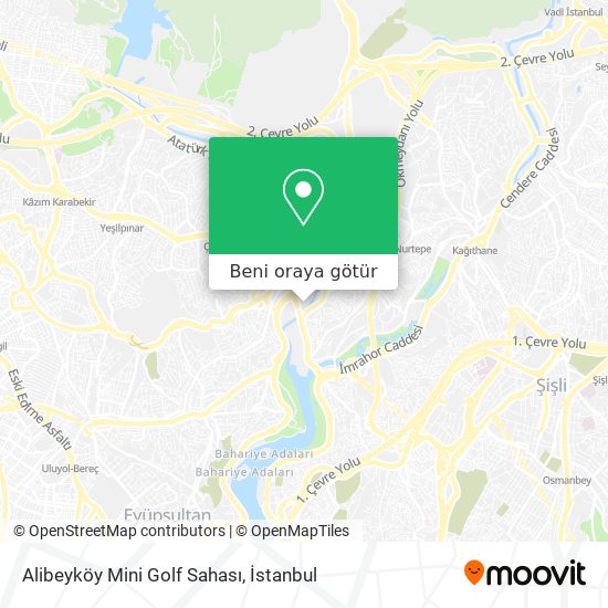 Alibeyköy Mini Golf Sahası harita