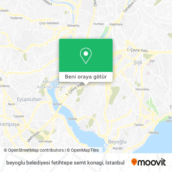 beyoglu belediyesi fetihtepe semt konagi harita