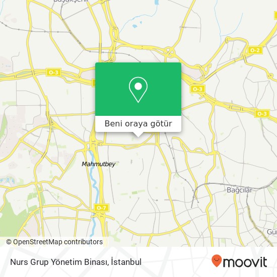 Nurs Grup Yönetim Binası harita