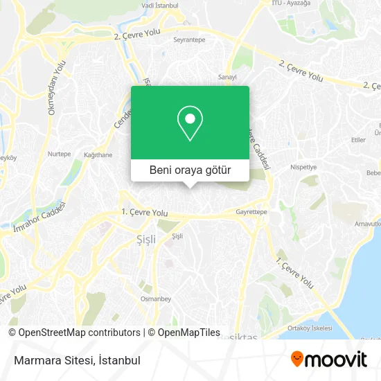 Marmara Sitesi harita