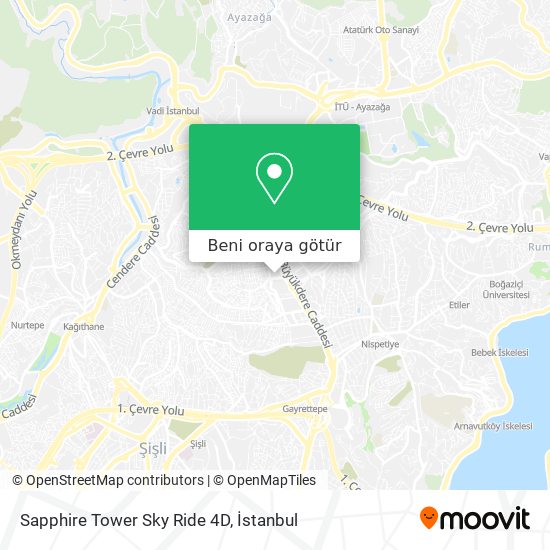 Sapphire Tower Sky Ride 4D harita