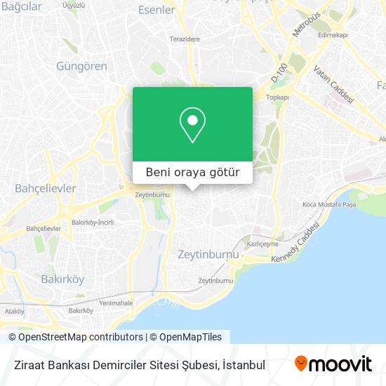 Ziraat Bankası Demirciler Sitesi Şubesi harita