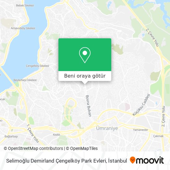 Selimoğlu Demirland Çengelköy Park Evleri harita