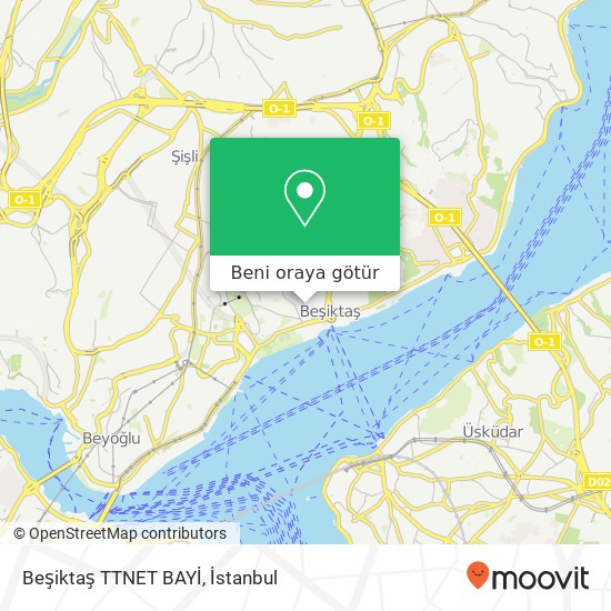 Beşiktaş TTNET BAYİ harita