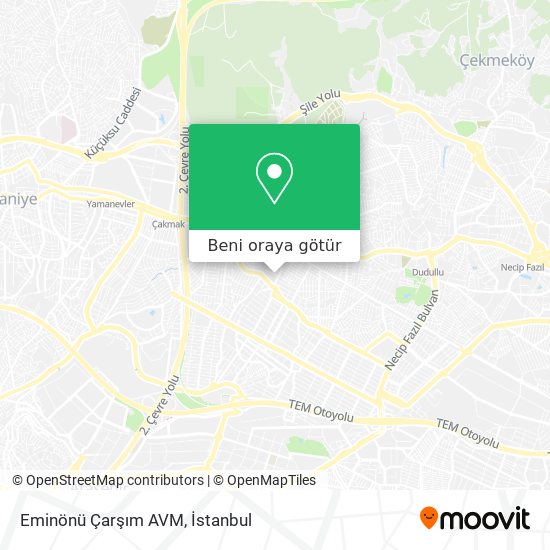 Eminönü Çarşım AVM harita