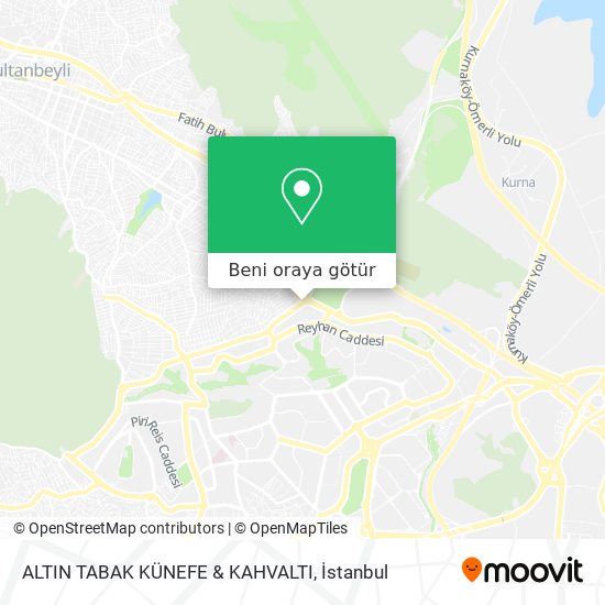 ALTIN TABAK KÜNEFE & KAHVALTI harita