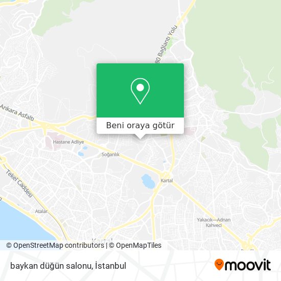 baykan düğün salonu harita