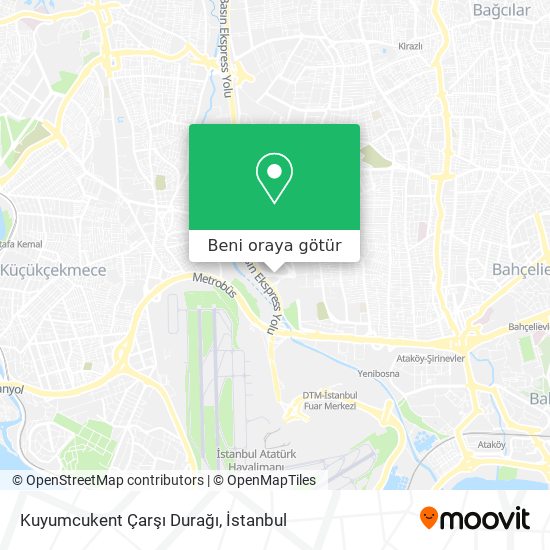 Kuyumcukent Çarşı Durağı harita