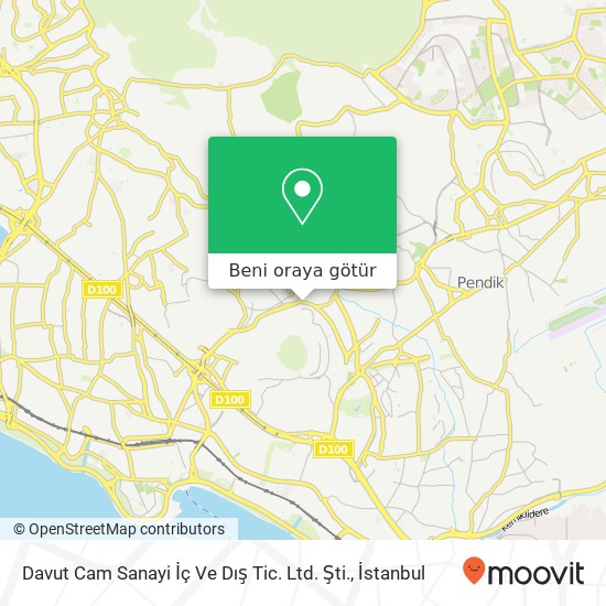 Davut Cam Sanayi İç Ve Dış Tic. Ltd. Şti. harita
