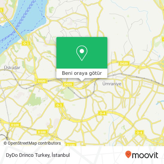 DyDo Drinco Turkey harita
