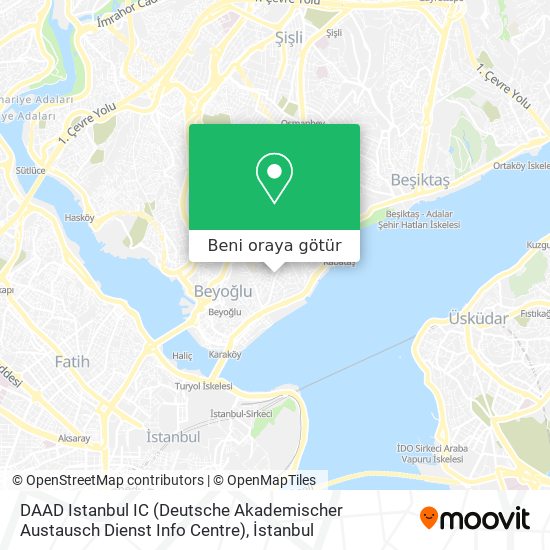 DAAD Istanbul IC (Deutsche Akademischer Austausch Dienst Info Centre) harita