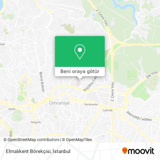 Elmalıkent Börekçisi harita