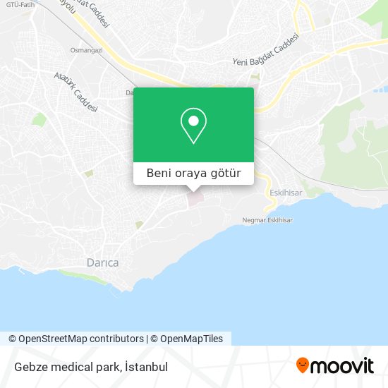 Gebze medical park harita